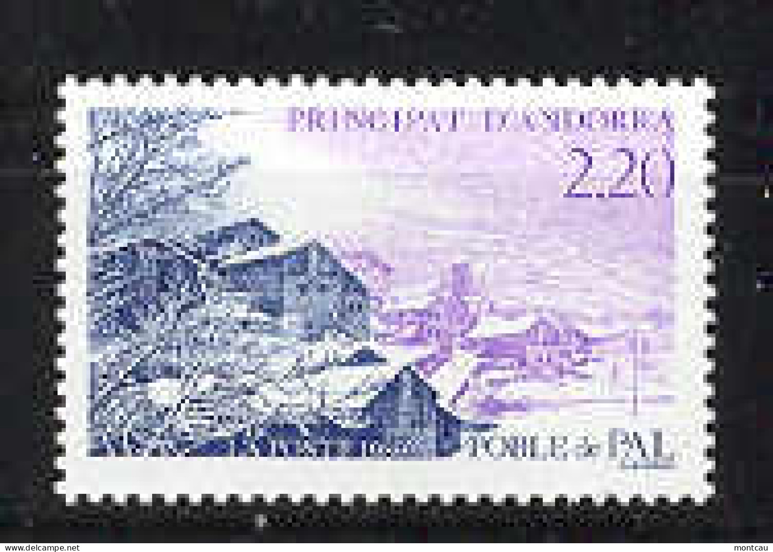 Andorra -Franc 1989 - Turismo Pal Y=377 E=398 - Nuovi