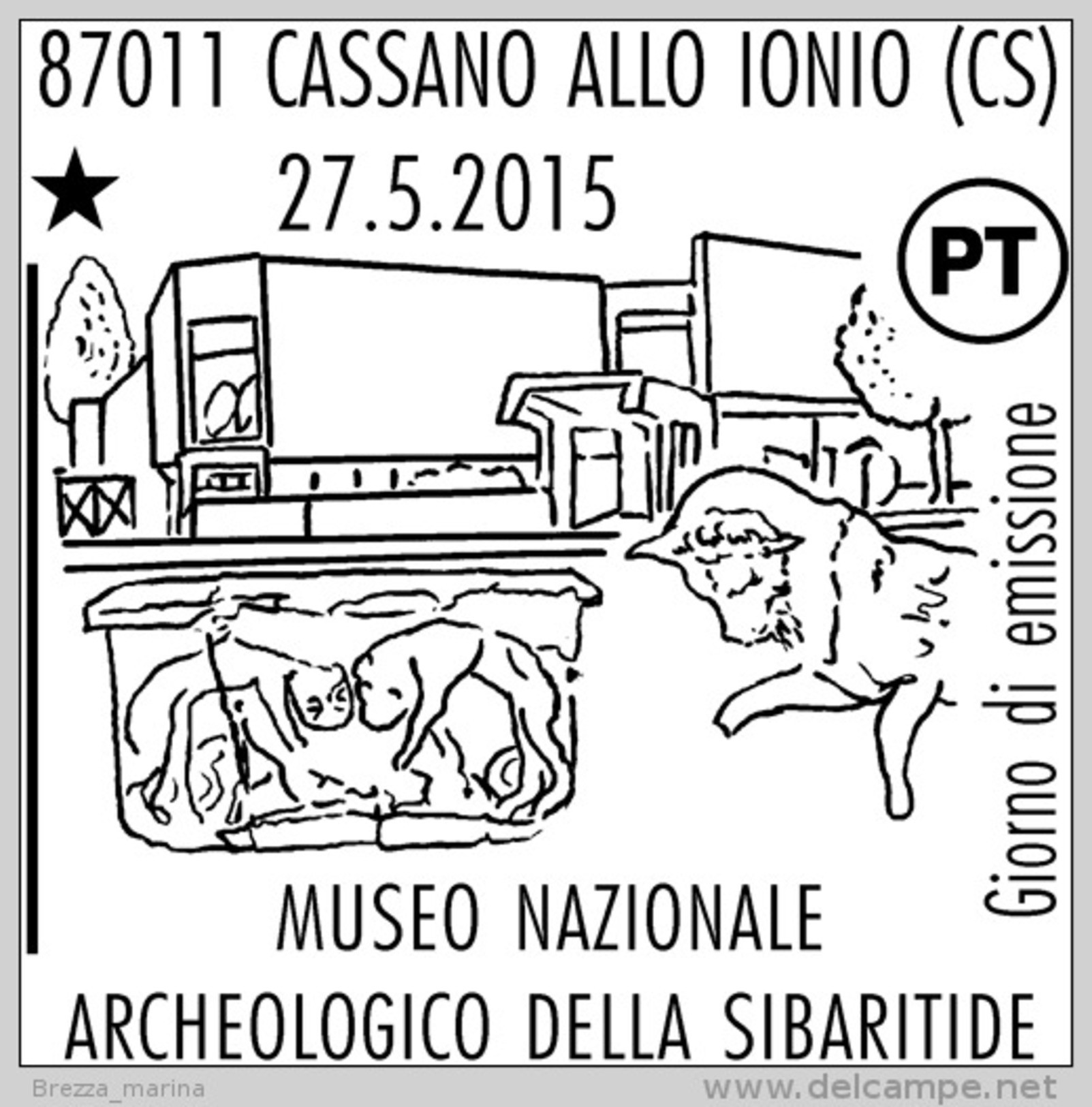 ITALIA - Usato - 2015 - Patrimonio Artistico - Museo Archeologico Nazionale Della Sibaritide - Cassano - 0.80 - 2011-20: Used