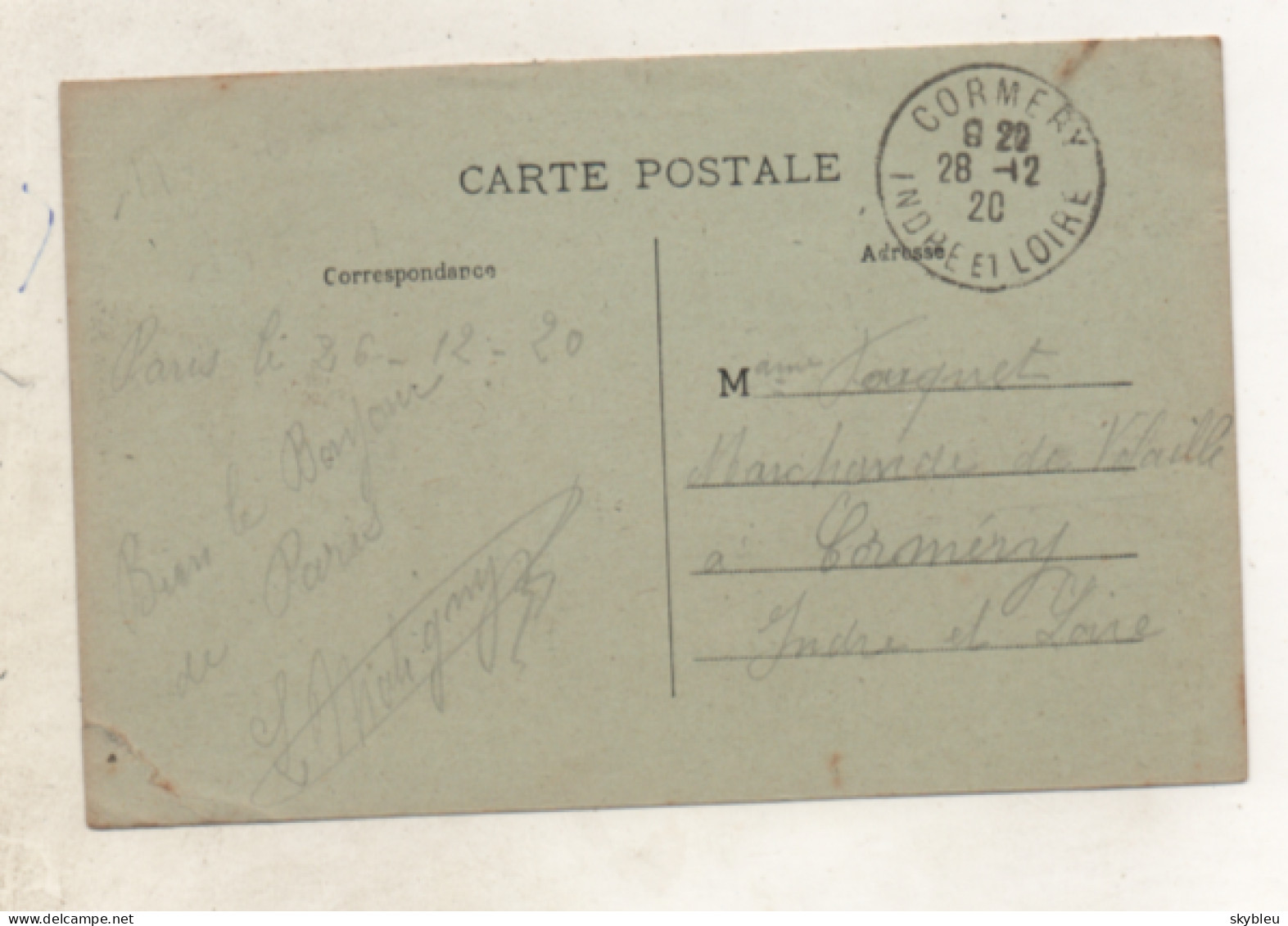 75. CPA - PARIS 17 ° - Rue De La Jonquierre -  Commerces - Attelages - 1920 - - Distrito: 17