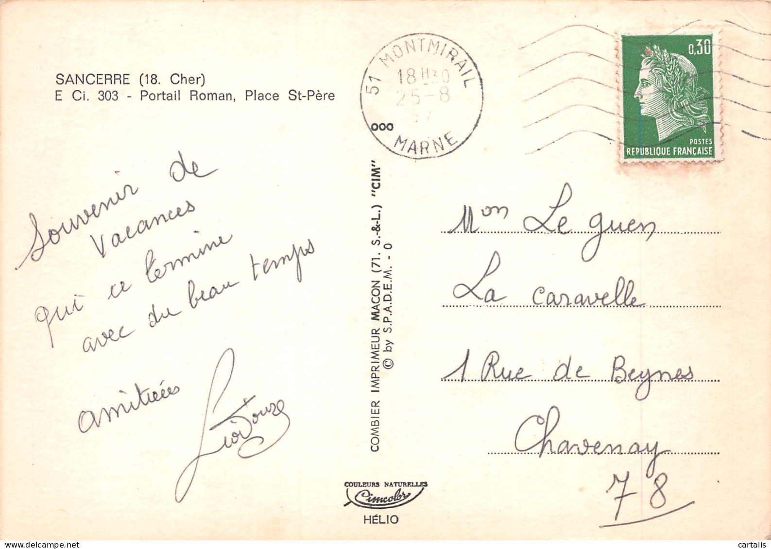 18-SANCERRE-N°3798-D/0035 - Sancerre