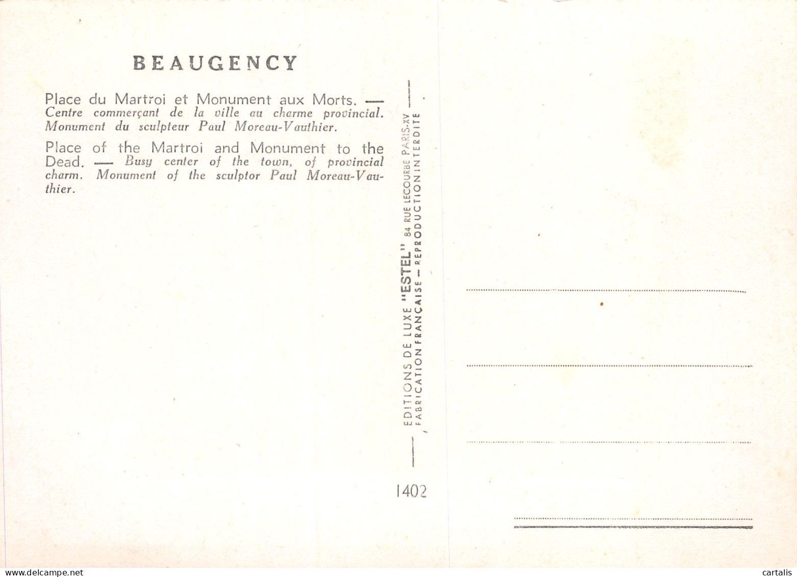 45-BEAUGENCY-N°3798-C/0177 - Beaugency