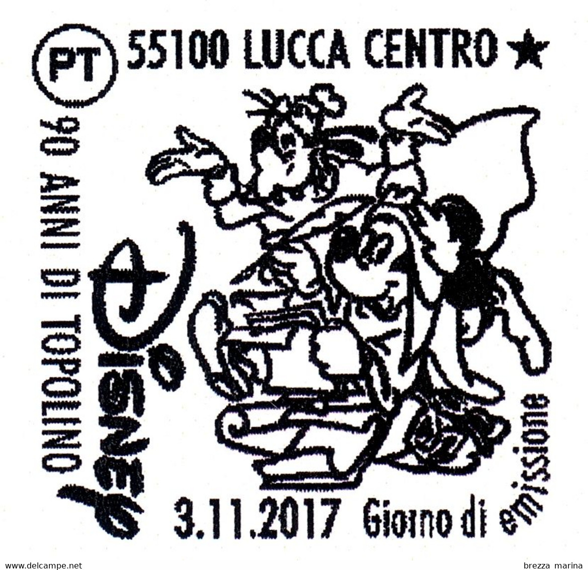 Nuovo - MNH - ITALIA - 2017 - 90 Anni Di Topolino - Fumetti - Disney - Topolino E Pippo - Da BF - 0,95 - 2011-20: Ungebraucht