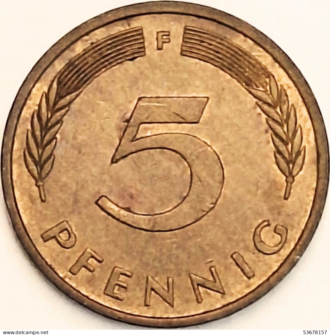 Germany Federal Republic - 5 Pfennig 1976 F, KM# 107 (#4580) - 5 Pfennig