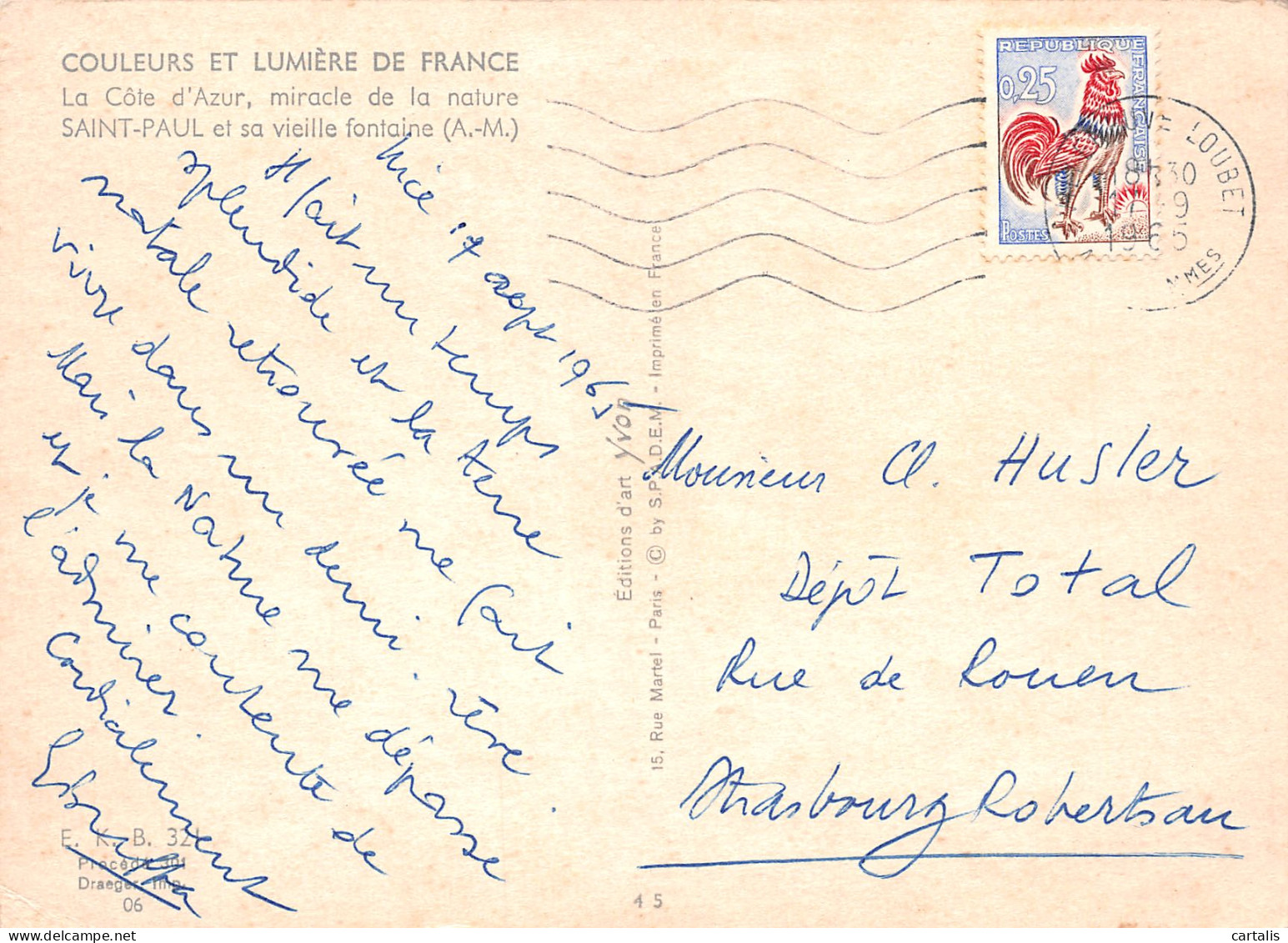 06-SAINT PAUL-N°3803-D/0265 - Poste Aérienne