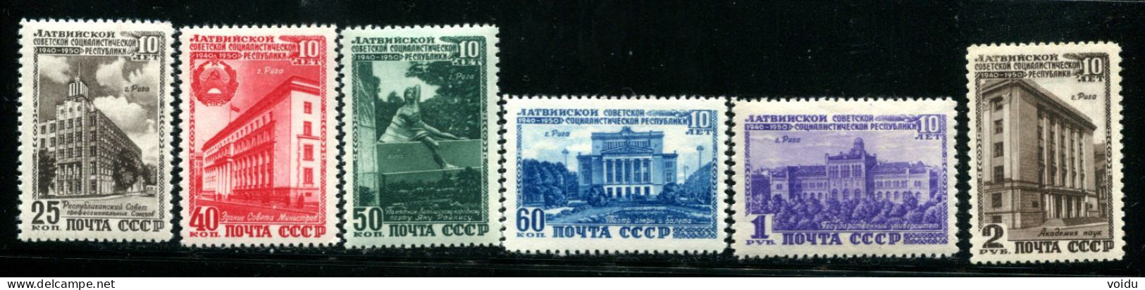 Russia 1950 Mi 1494-99 MNH  ** - Neufs