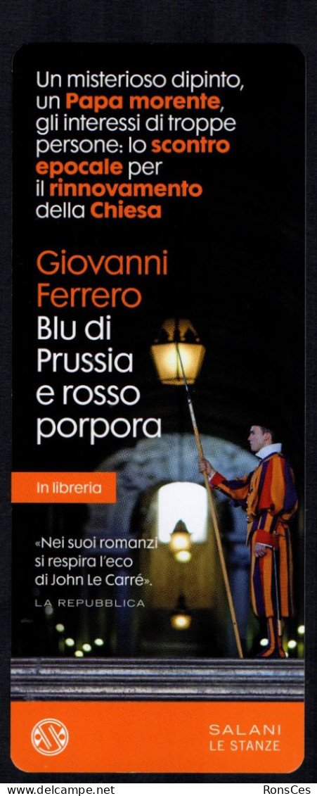 LITERATURE / MUSIC / BOOKS ITALIA SEGNALIBRO / BOOKMARK LONGANESI - PATTERSON: JOHN LENNON - FERRERO: BLU DI PRUSSIA - I - Marcapáginas