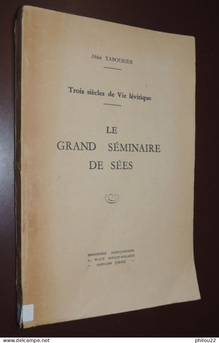 ORNE  NORMANDIE  Abbé TABOURIER - Le Grand Séminaire De Sées  1953  Envoi - Non Classés