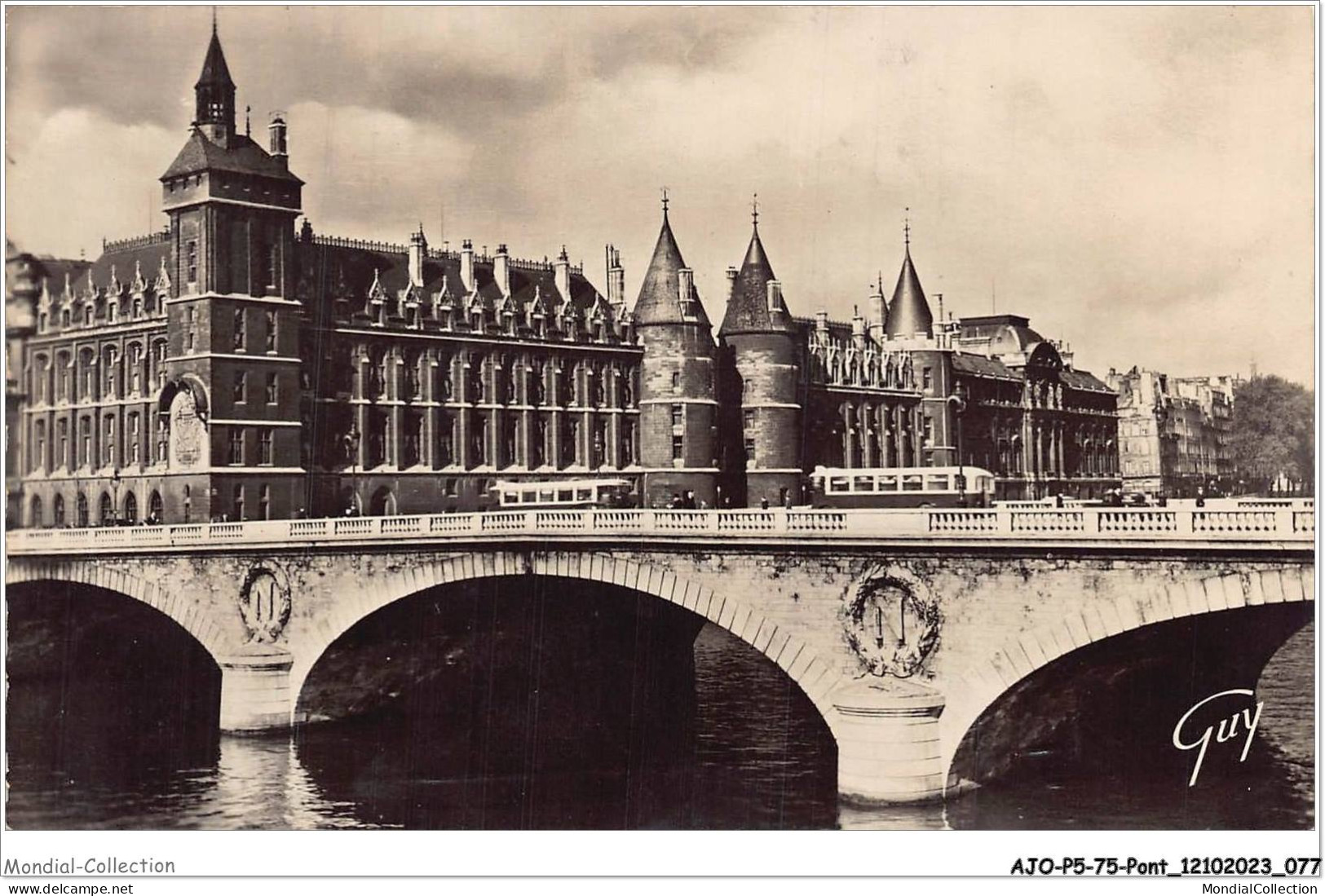 AJOP5-75-0465 - PARIS - PONT - Palais De Justice Et La Conciergerie - Bridges