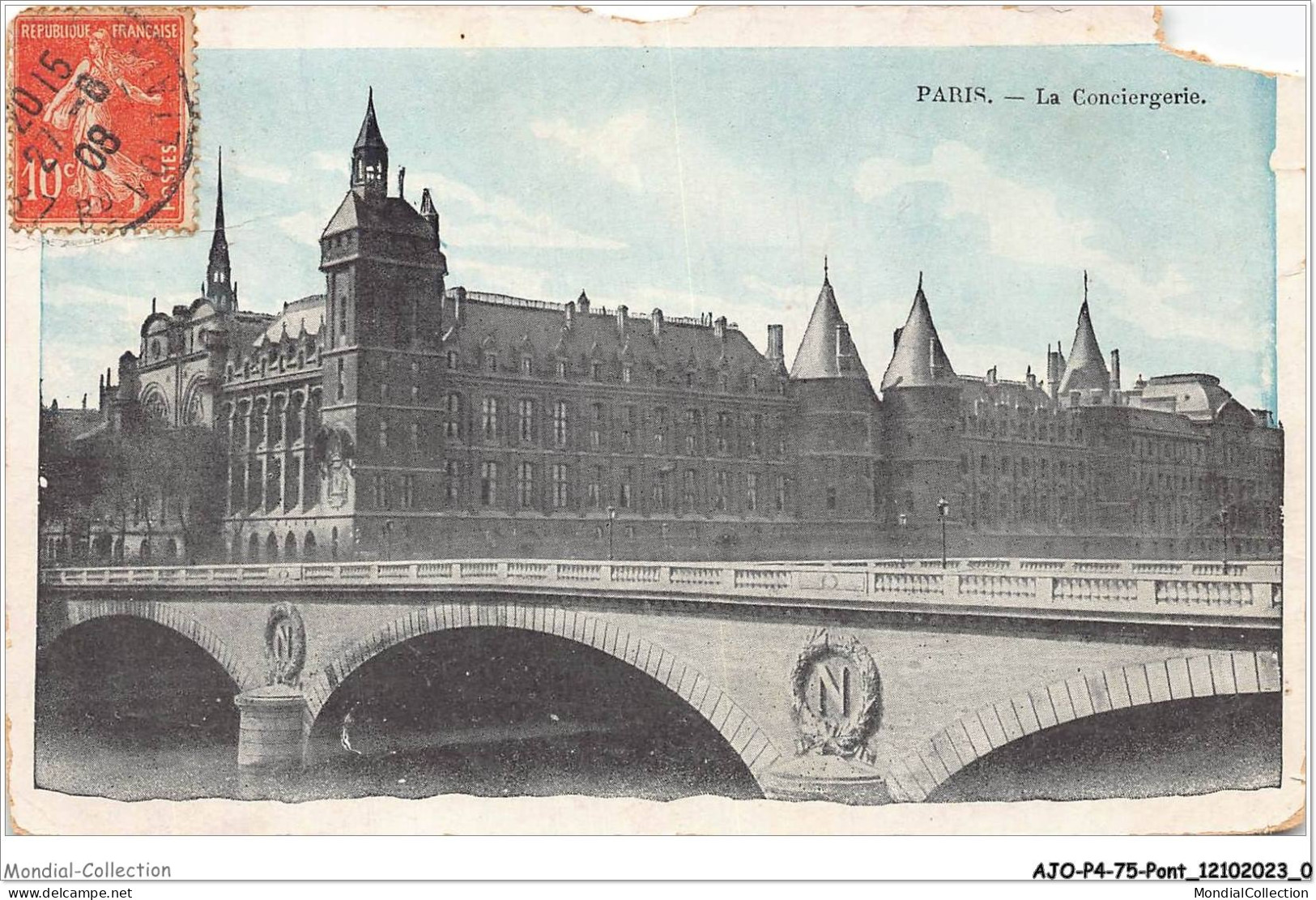 AJOP4-75-0341 - PARIS - PONT - La Conciergerie - Brücken