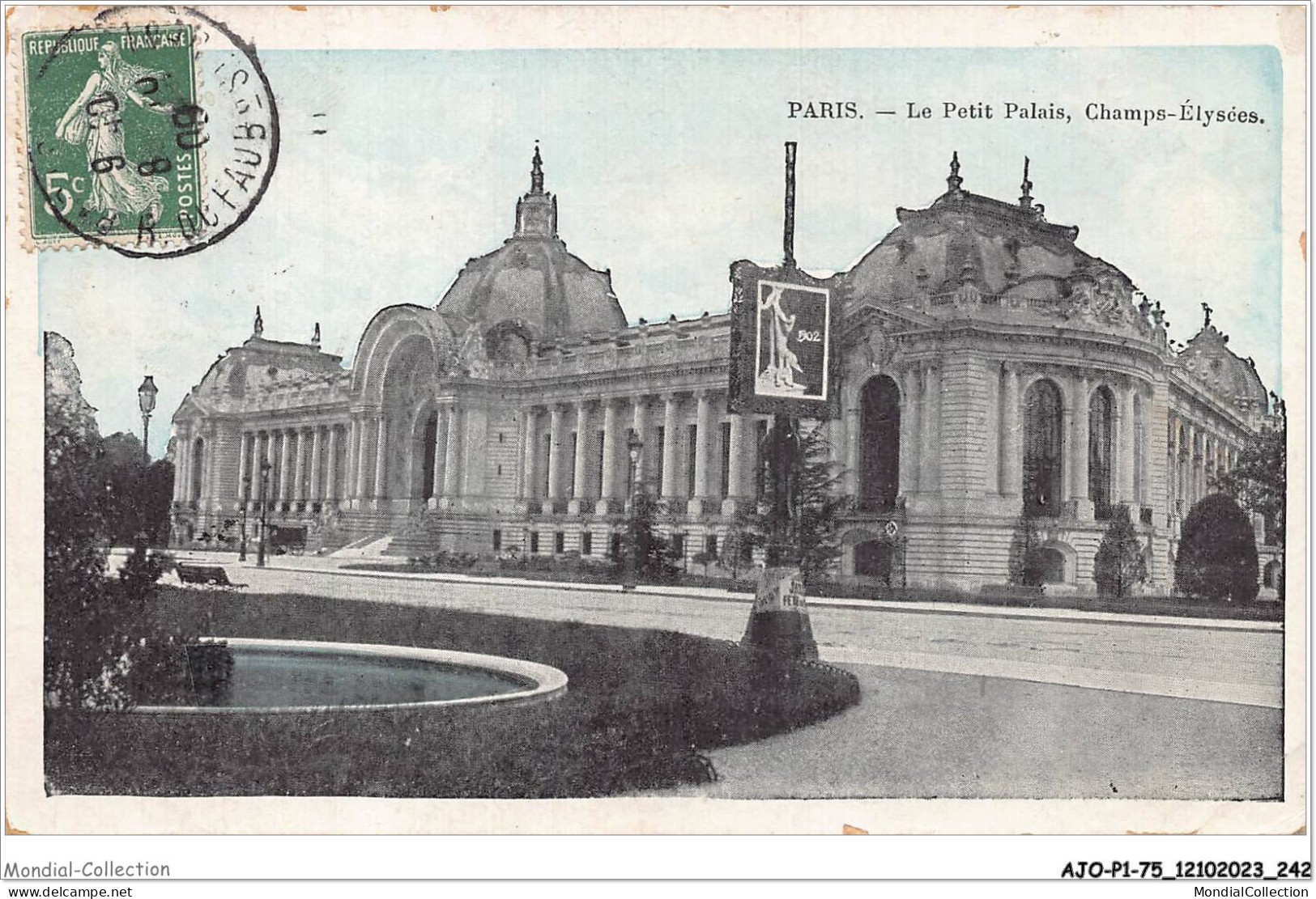 AJOP1-75-0122 - PARIS - Le Petit Palais - Champs-elysées - Champs-Elysées