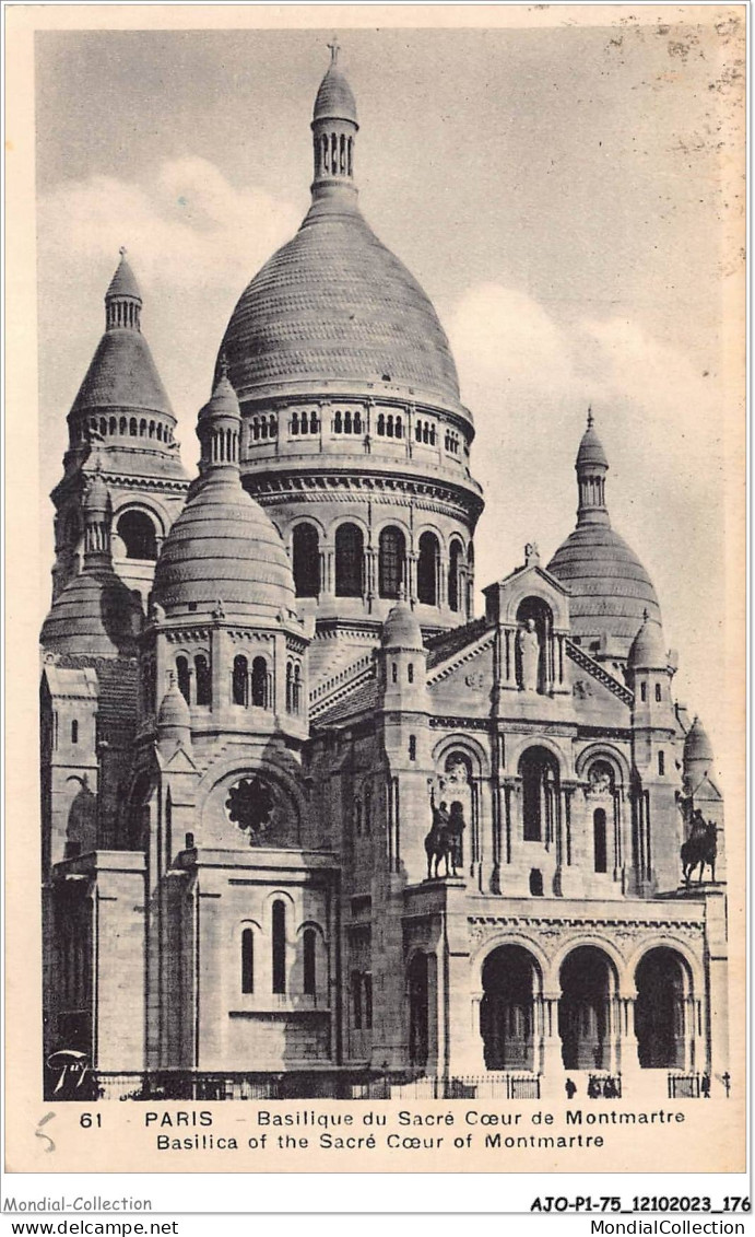 AJOP1-75-0089 - PARIS - La Basilique Du Sacré-coeur De Montmartre - Sacré Coeur