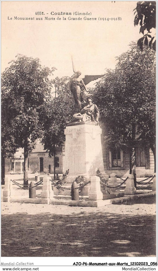 AJOP6-0537 - MONUMENT-AUX-MORTS - Contras - Le Monument Aux Morts De La Grande Guerre - War Memorials