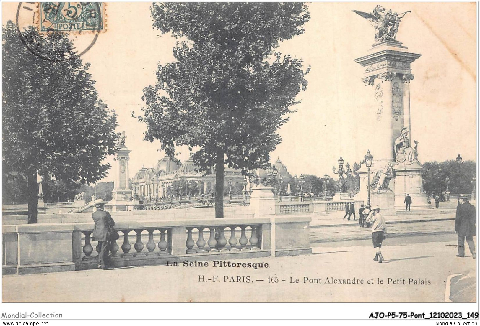 AJOP5-75-0501 - PARIS - PONT - La Seine Pittoresque - Le Pont Alexandre Et Le Petit Palais - Brücken