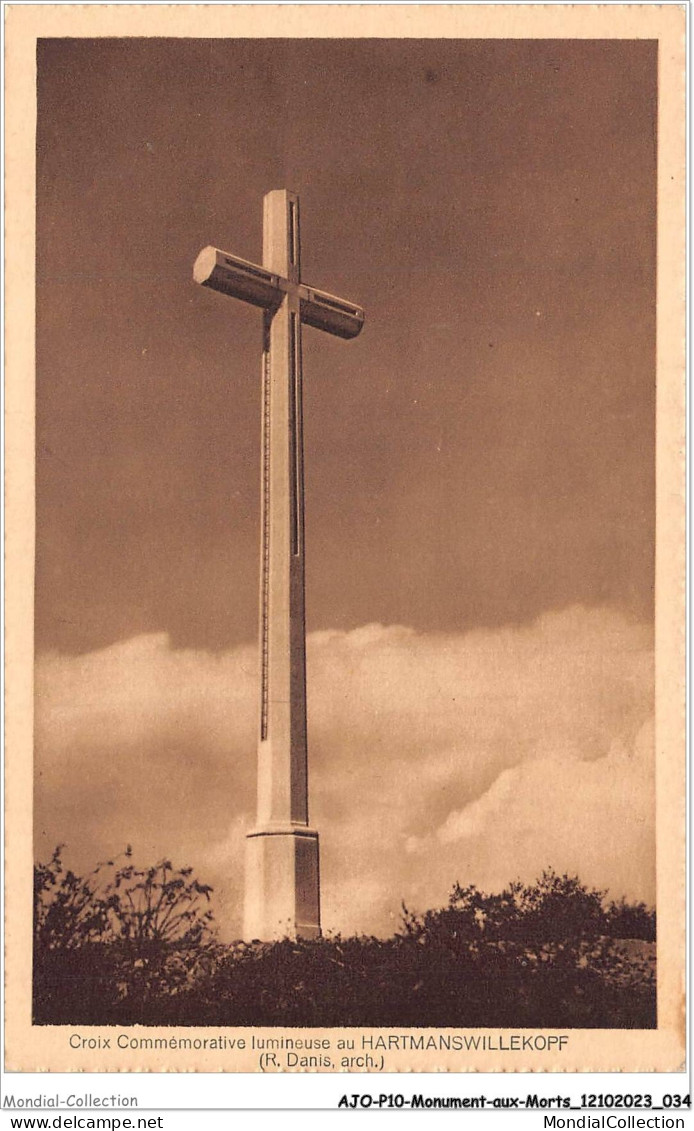 AJOP10-1040 - MONUMENT-AUX-MORTS - Croix Commémorative Lumineuse Au Hartmannswillerkopf  - Kriegerdenkmal