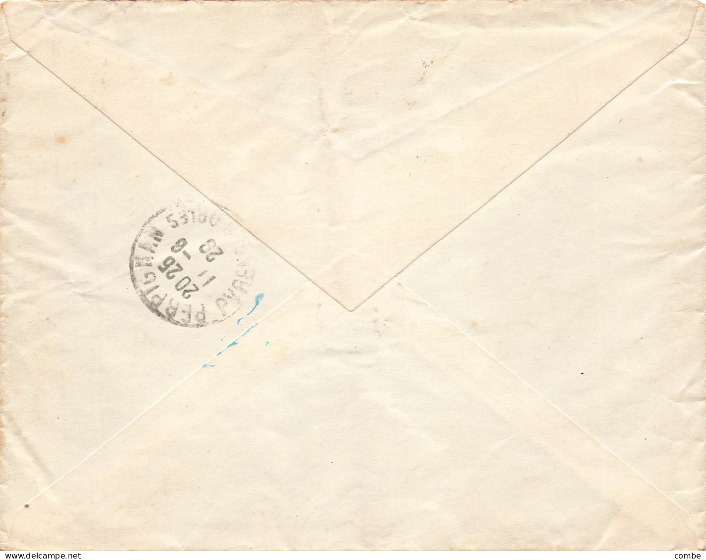 LETTRE. MAROC. 10 8 29. RECOMMANDE CASABLANCA POUR OSSEJA - Briefe U. Dokumente