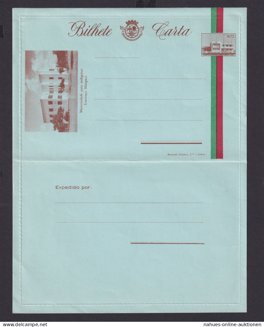 Mosambik Mozambique Afrika Portugal Kolonien Selt. Ganzsache Kartenbrief 1,75 $ - Lettres & Documents