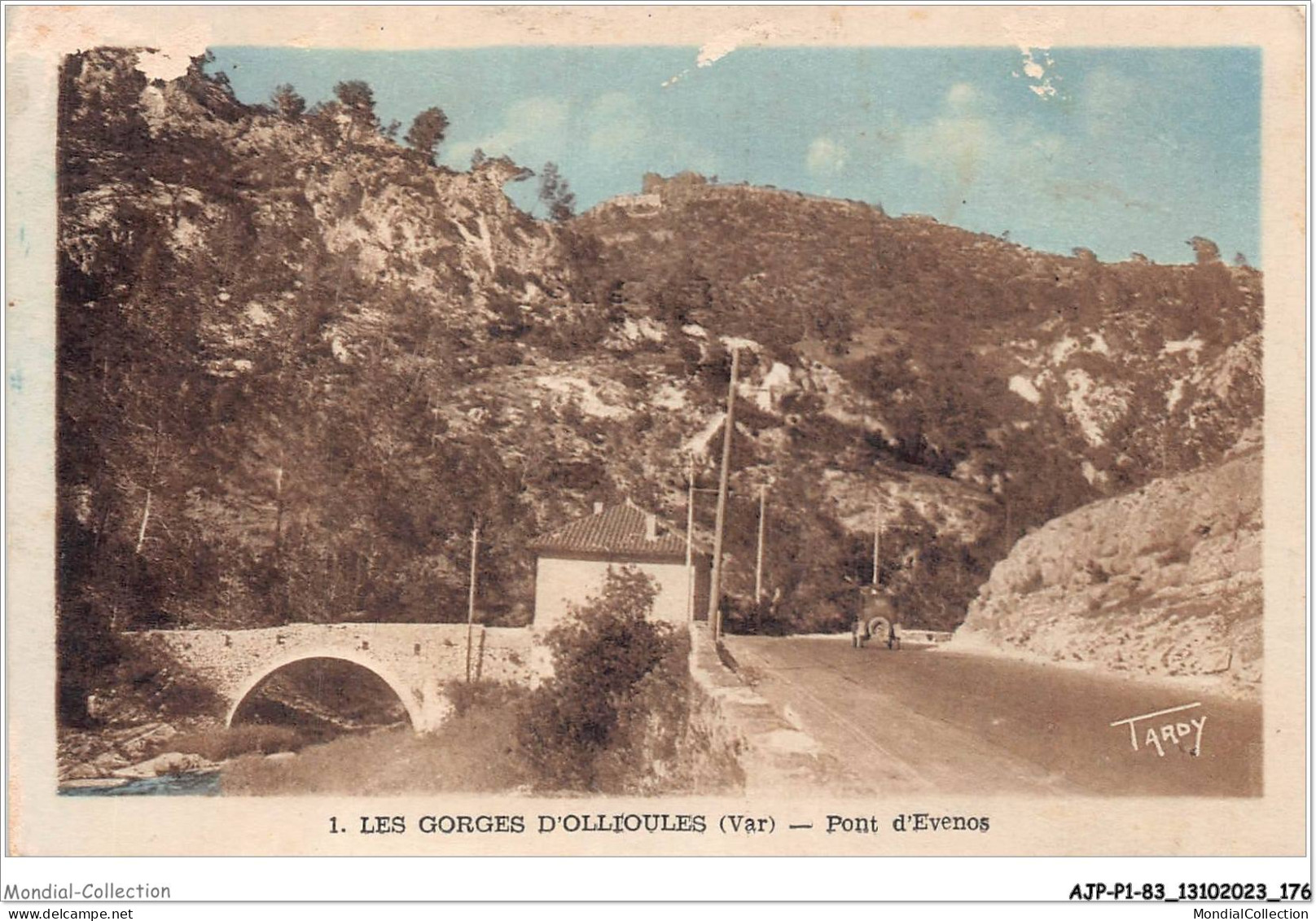 AJPP1-83-0089 - LES GORGES D'OLIOULLES - PONT D'EVENOS - Ollioules