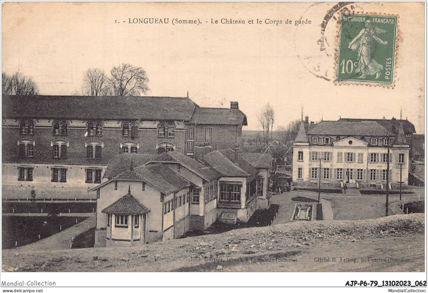 AJPP6-80-0659 - LONGUEAU - Le Chateau Et Le Corps De Garde - Longueau