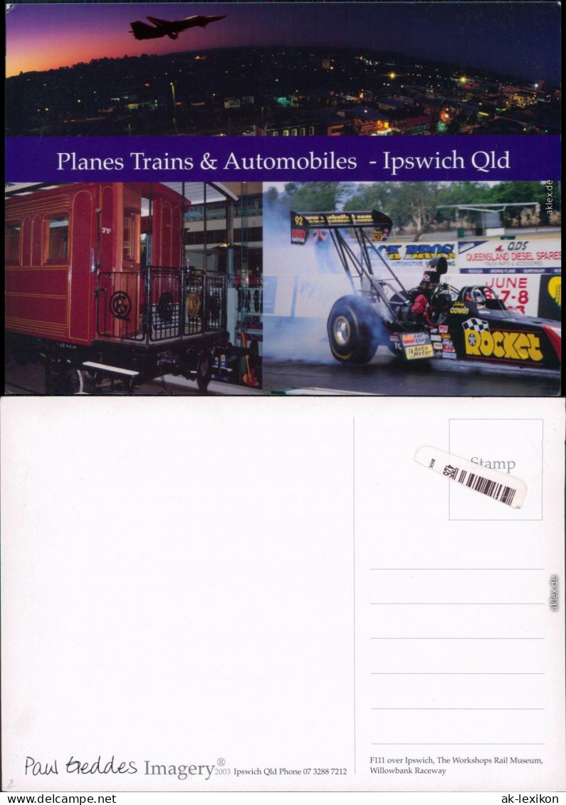 Ipswich  F111   The Workshops  Eisenbahn-Museum, Willowbank Raceway 1990 - Autres & Non Classés