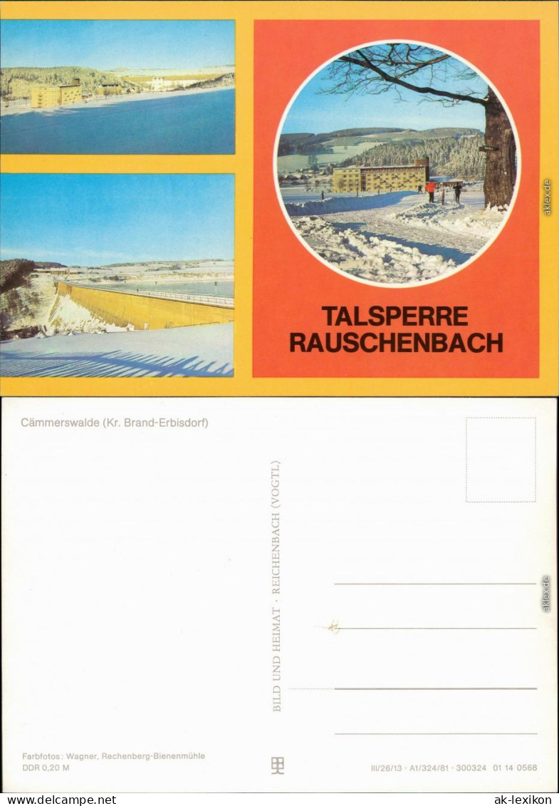 Neuhausen (Erzgebirge) Talsperre Rauschenbach Bild Heimat DDR  1984 - Neuhausen (Erzgeb.)