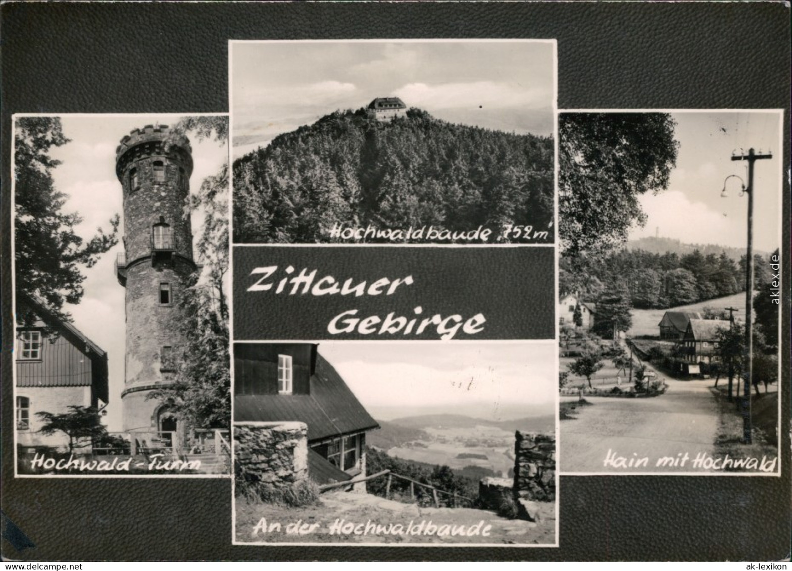Zittau Hochwaldbaude (759 M), Hochwald-Turm, An Der Hochwaldbaude,  1961 - Zittau