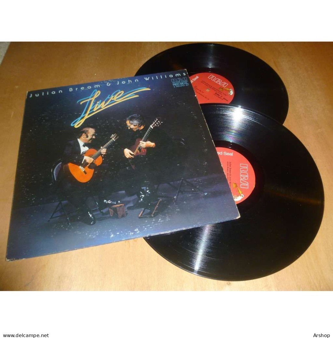 JULIAN BREAM & JOHN WILLIAMS Live DUO GUITARE CLASSIQUE - RCA US Lp 1979 - Klassik