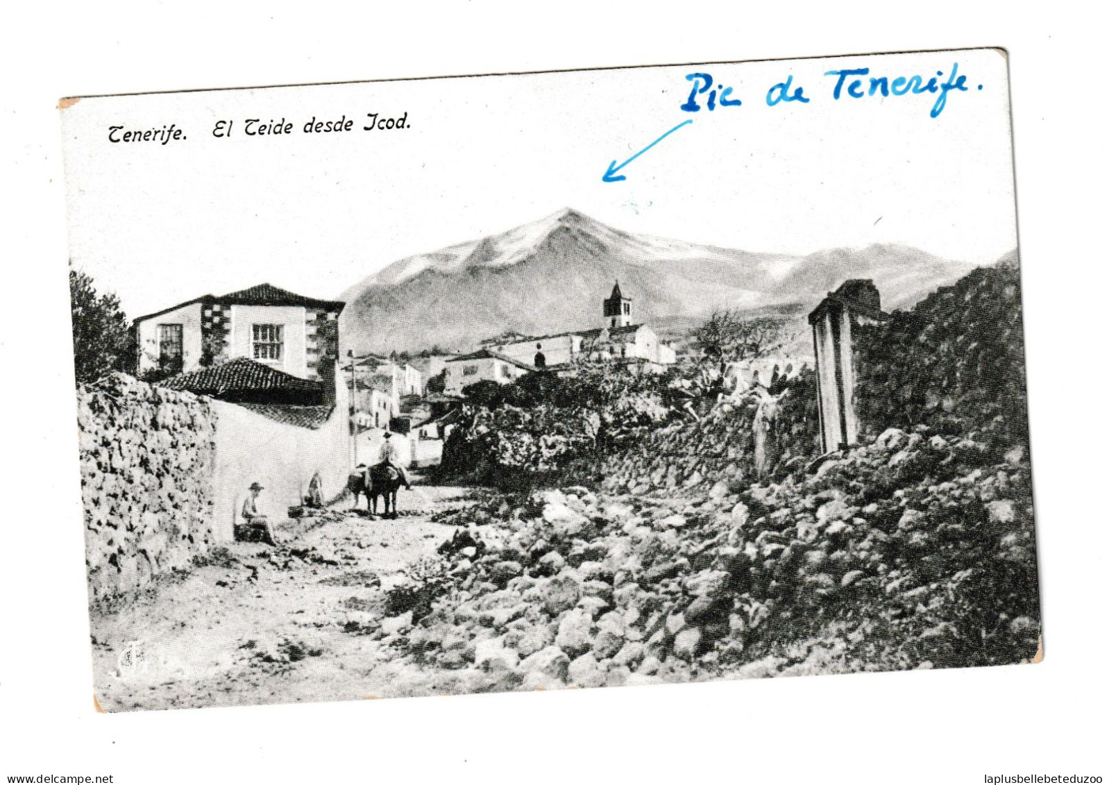 CPA - ESPAGNE - ISLAS CANBARIAS - TENERIFE - El Teide Desde Icod - Vers 1920 - Pas Courant - Tenerife