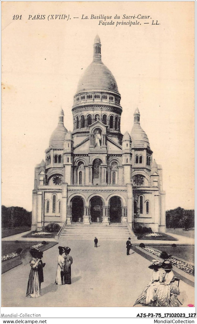 AJSP3-75-0266 - PARIS - La Basilique Du Sacré-coeur - Façade Principale - Sacré Coeur