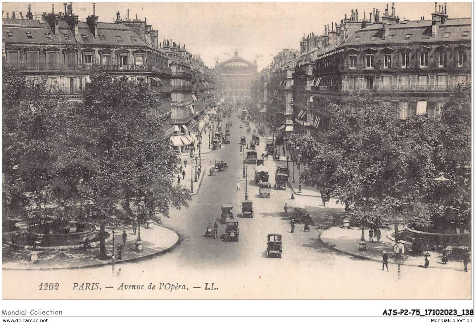 AJSP2-75-0171 - PARIS - Avenue De L'opéra - Plätze