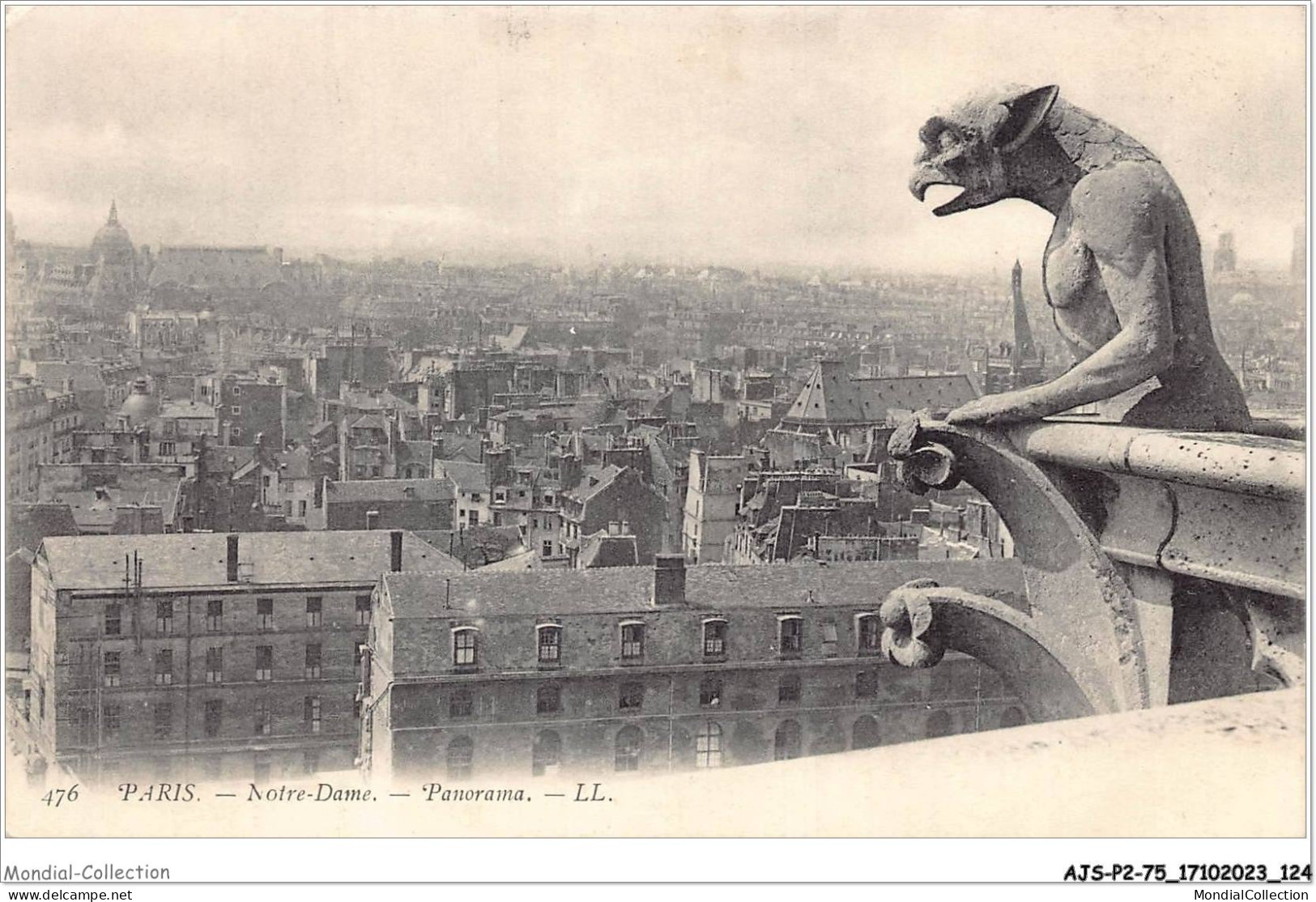 AJSP2-75-0164 - PARIS - Notre-dame - Panorama - Notre Dame De Paris