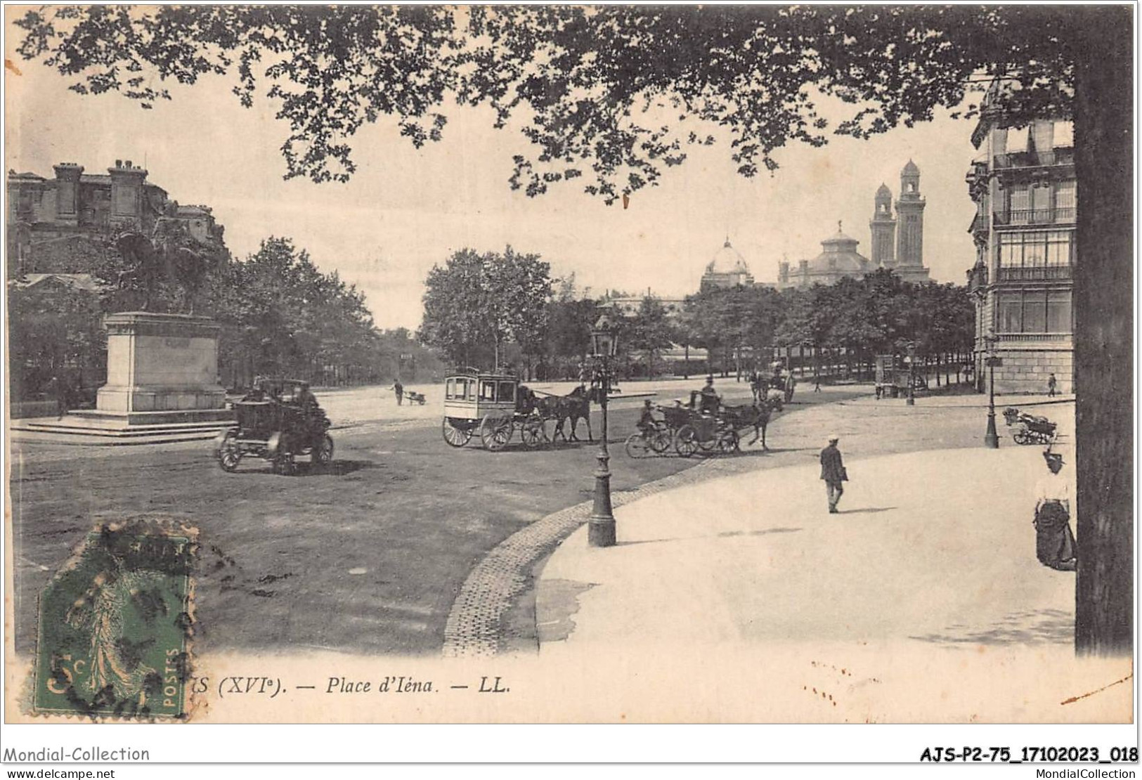 AJSP2-75-0111 - PARIS - Place D'iéna - Plätze