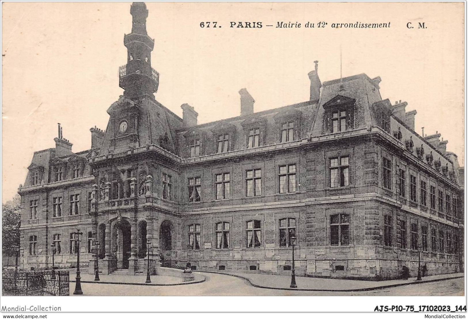 AJSP10-75-0984 - PARIS - Mairie Du 12e Arrondissement  - Arrondissement: 12