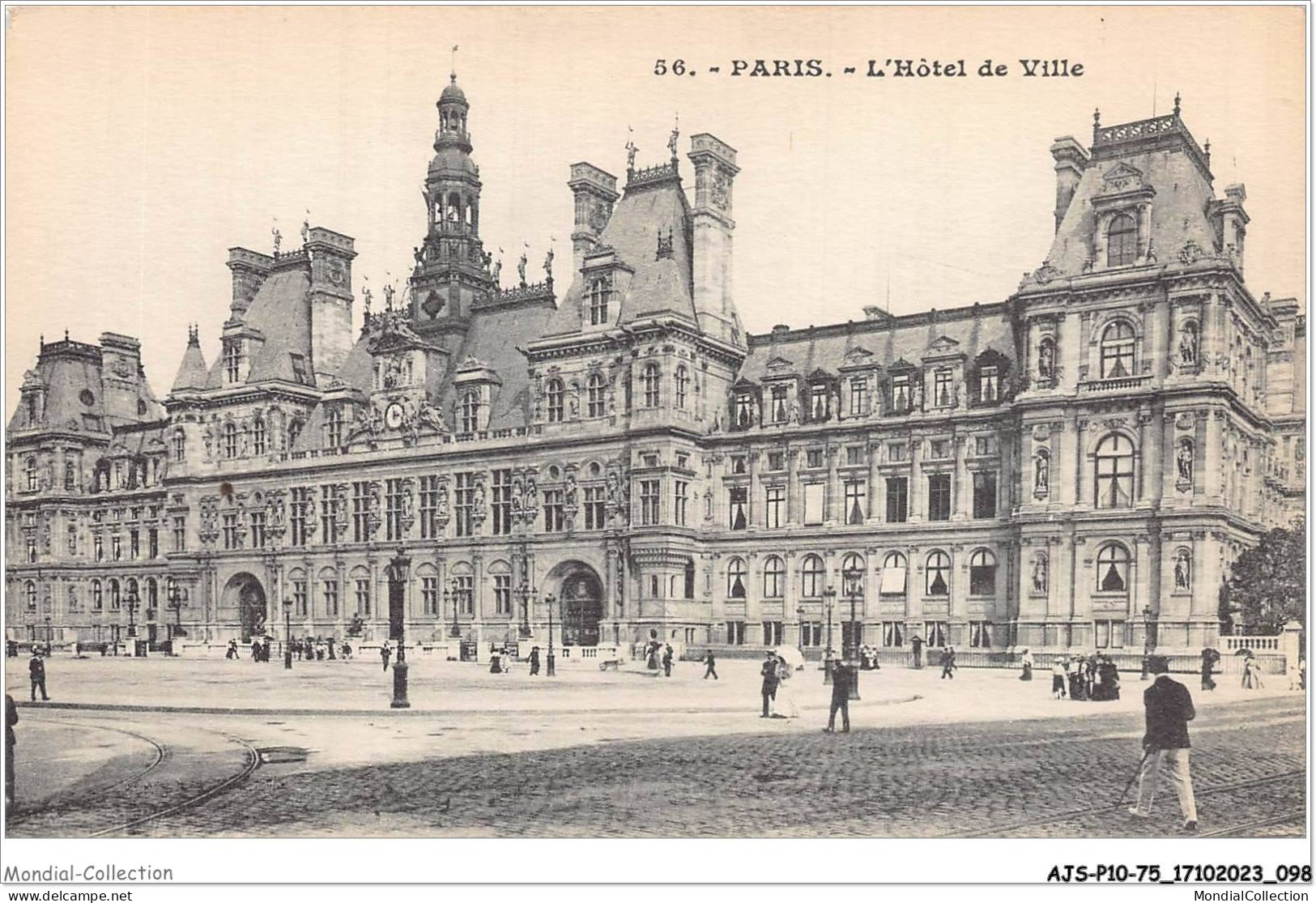 AJSP10-75-0961 - PARIS - L'hôtel De Ville - Cafés, Hotels, Restaurants