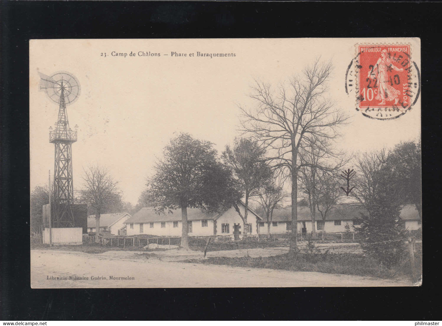 Landwirtschaft Camp De Chalons Phare Et Baraquements Turm Kaserne, 21.10.1911 - Otros & Sin Clasificación