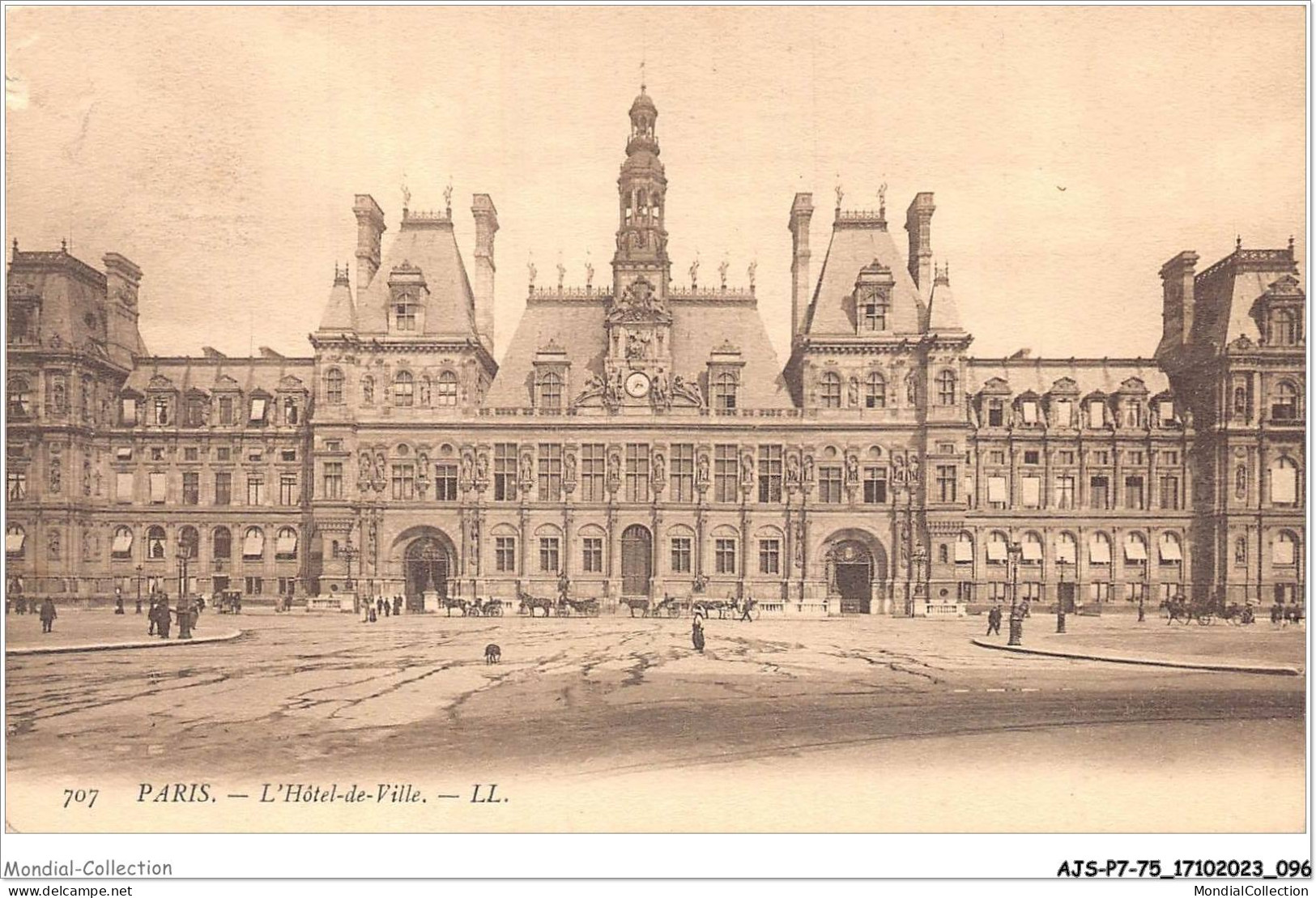 AJSP7-75-0656 - PARIS - L'hôtel-de-ville - Cafés, Hotels, Restaurants