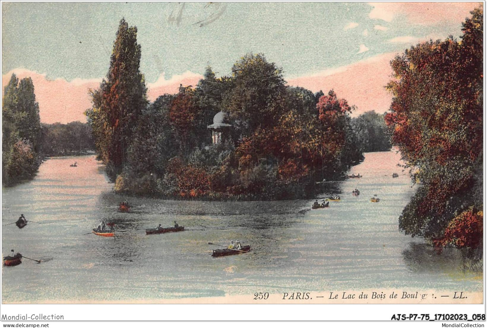 AJSP7-75-0637 - PARIS - Le Lac Du Bois De Boulogne - The River Seine And Its Banks