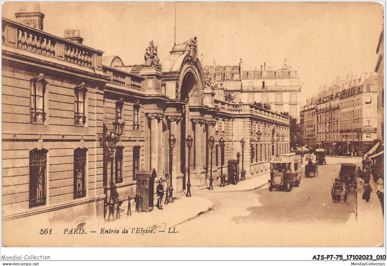 AJSP7-75-0613 - PARIS - Entrée De L'élysée - Champs-Elysées