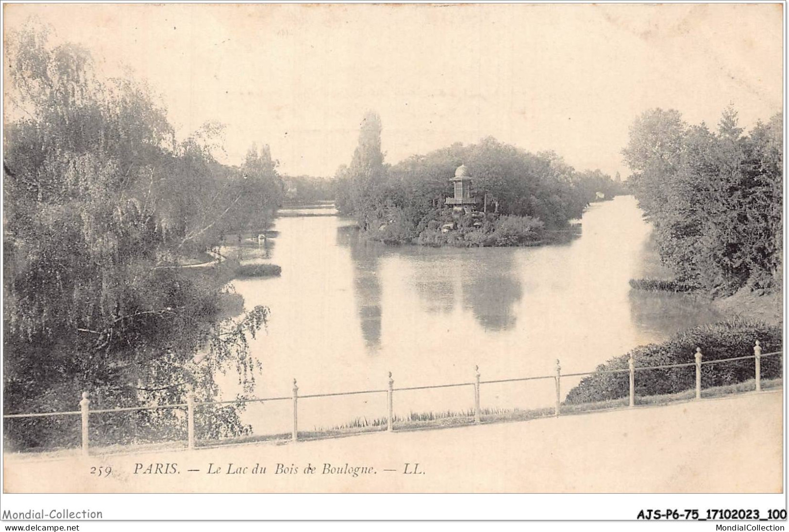 AJSP6-75-0557 - PARIS - Le Lac Du Bois De Boulogne - The River Seine And Its Banks
