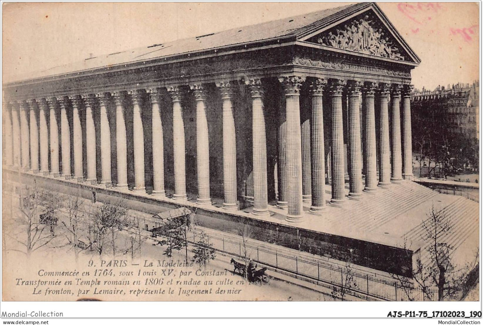 AJSP11-75-1113 - PARIS - La Madeleine  - Eglises