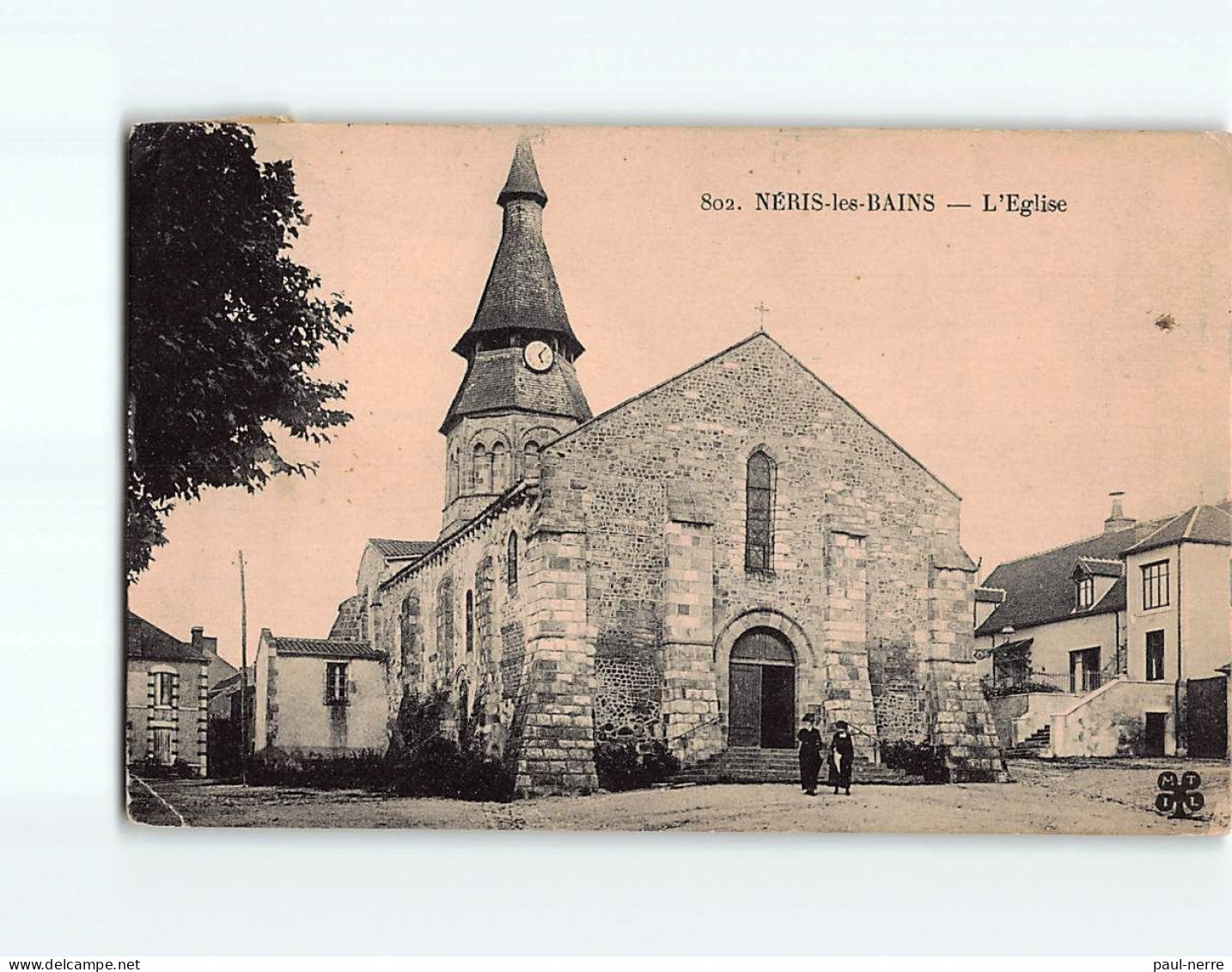 NERIS LES BAINS : L'Eglise - état - Neris Les Bains