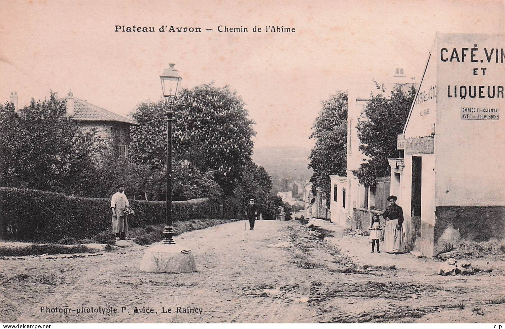 Plateau D'Avron - Chemin De L'Abime    - CPA °J - Sonstige & Ohne Zuordnung