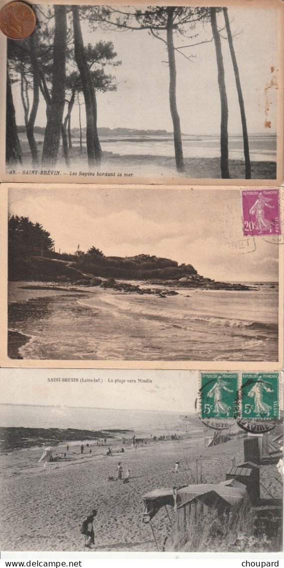 44 - Lot De 15 Cartes Postales De Anciennes De  SAINT BREVIN LES PINS Ou SAINT BREVIN L'OCEAN - Saint-Brevin-les-Pins