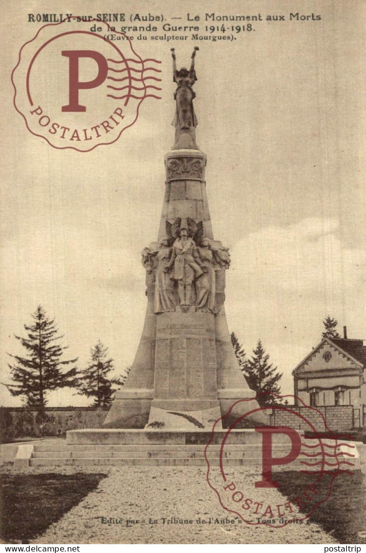 FRANCIA. FRANCE. ROMILLY SUR SEINE - MONUMENT AUX MORTS DE LA GRANDE GUERRE 1914-1918 - Romilly-sur-Seine