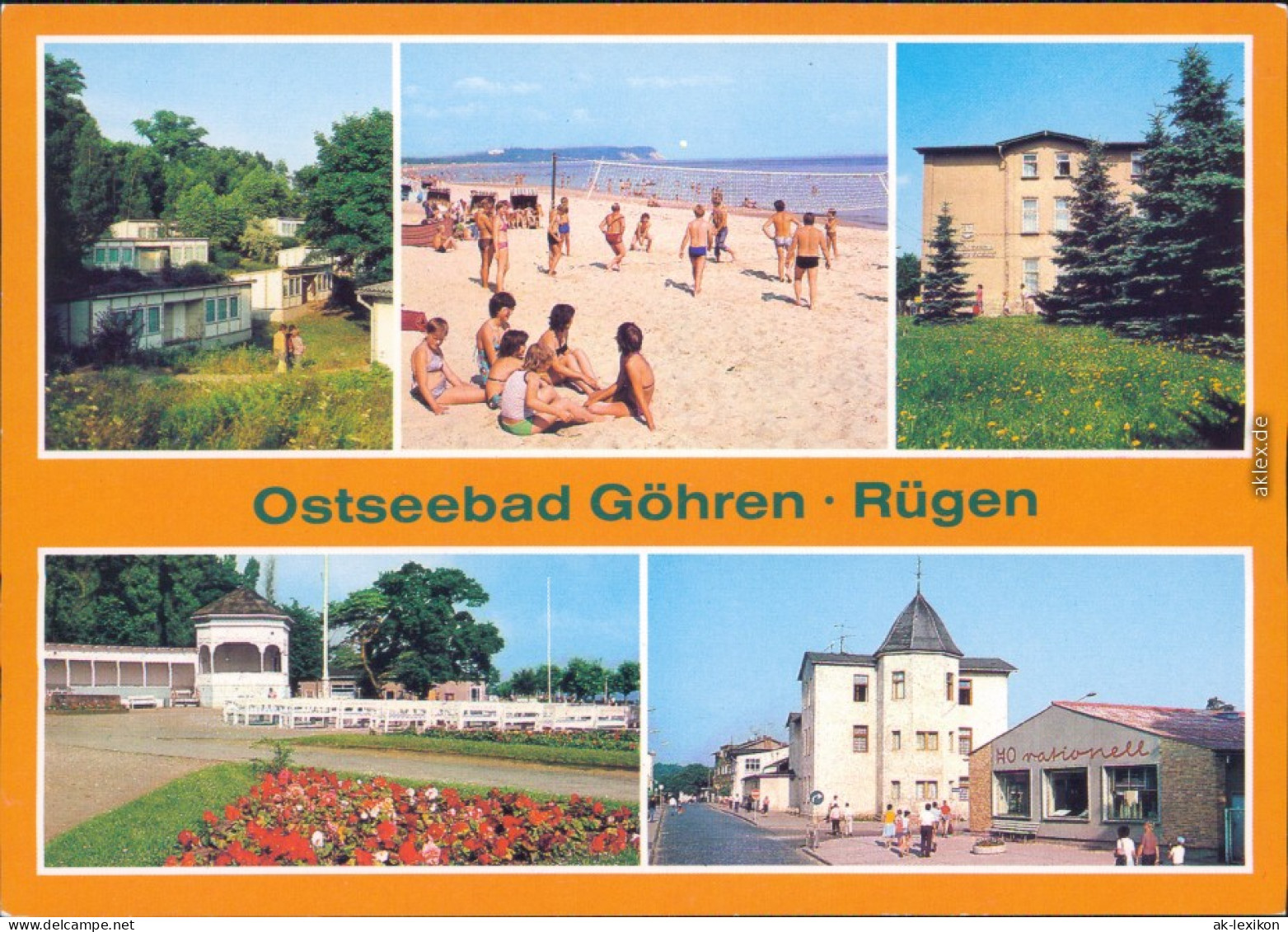 Göhren (Rügen) FDGB-Urlaubersiedlung,    Wilhelm-Pieck-Straße 1985 - Göhren