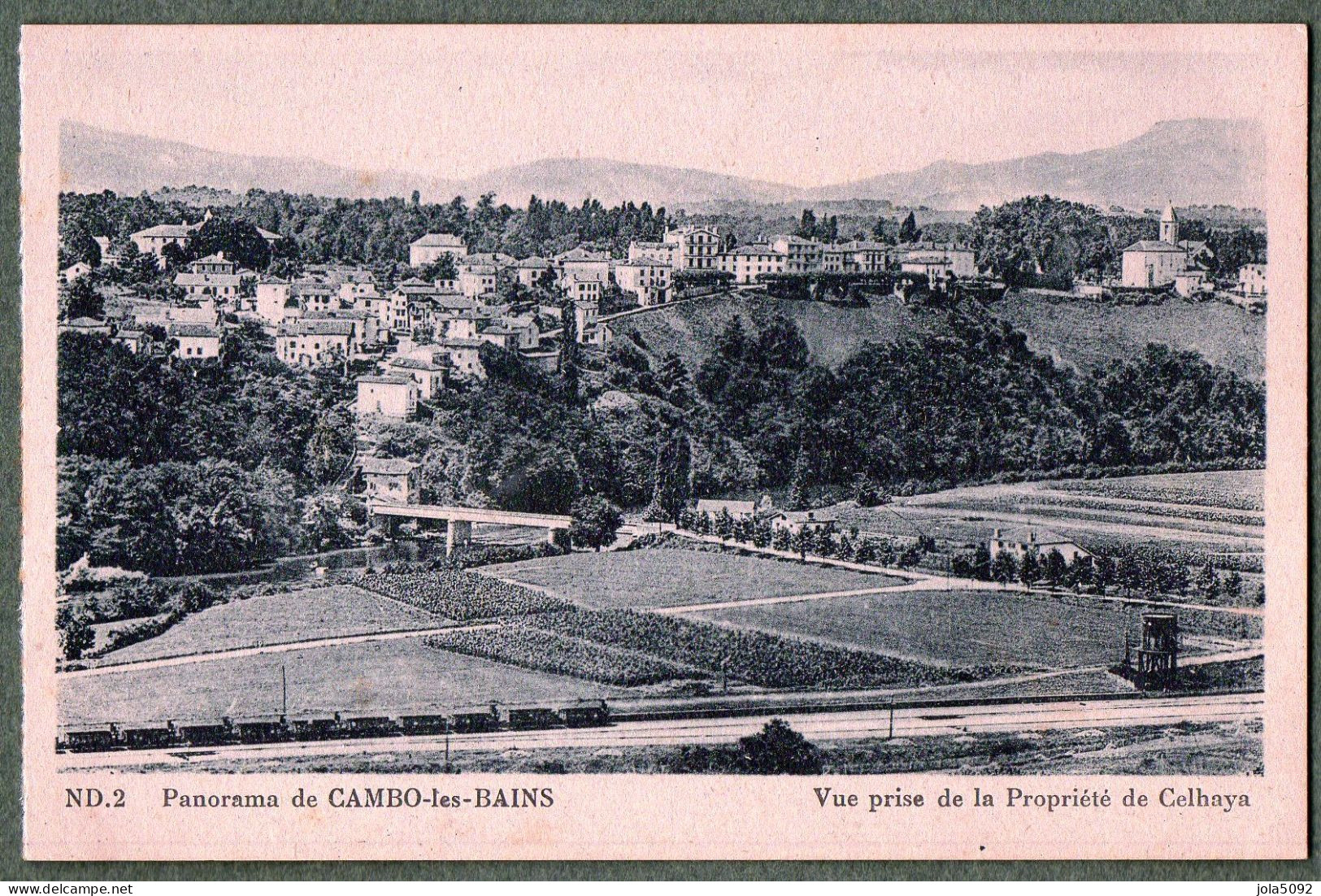 64 - CAMBO-les-BAINS - Vue Prise De La Propriété De Celhaya - Cambo-les-Bains