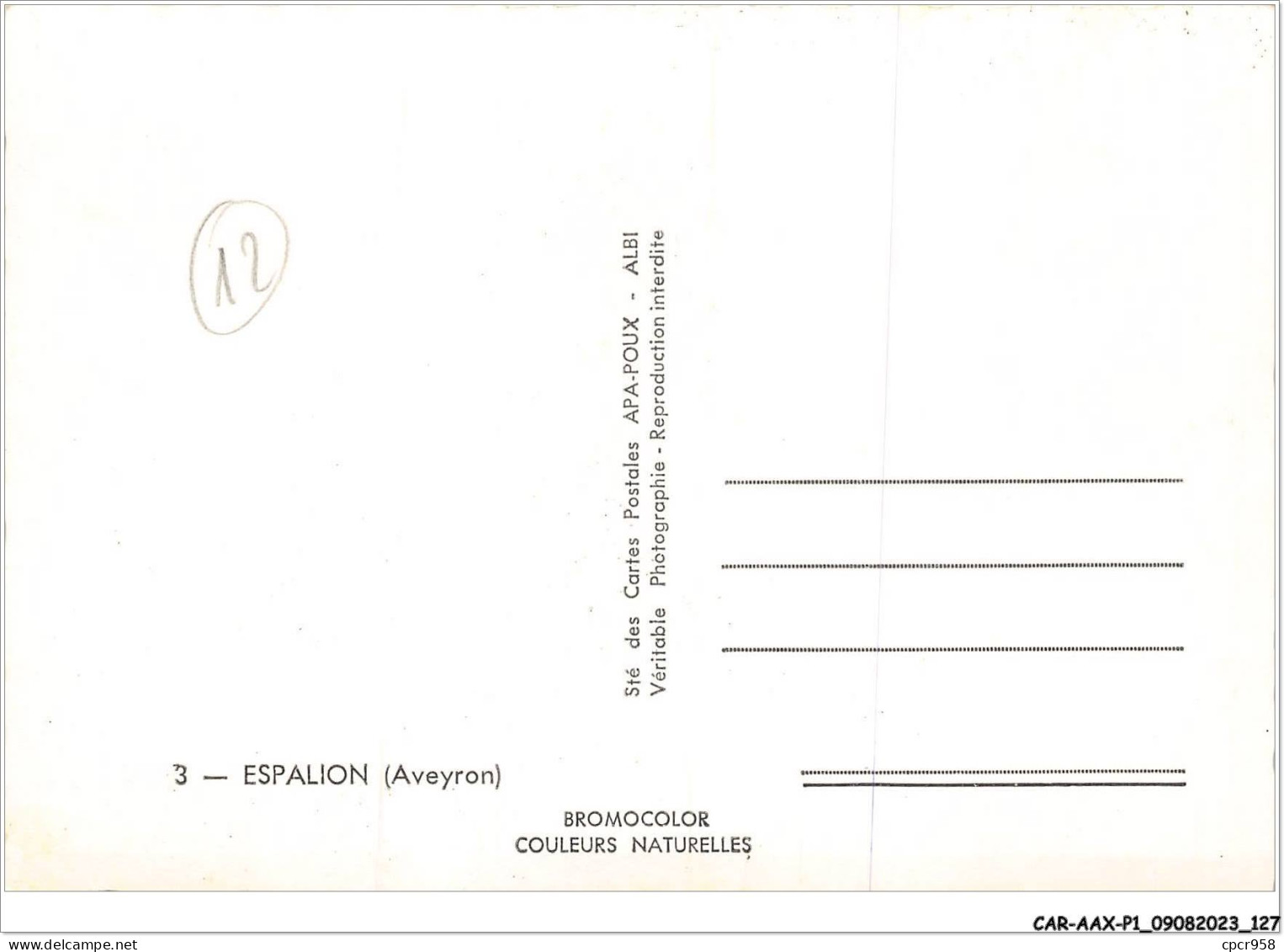 CAR-AAX-P1-12-0064 - ESPALION  - Espalion