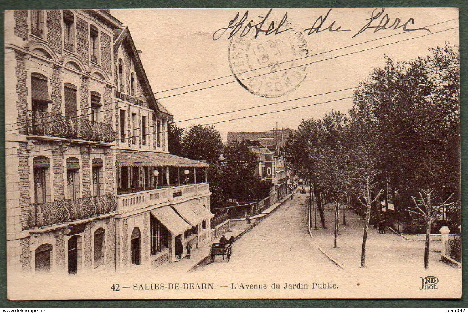 64 - SALIES-de-BEARN - L'avenue Du Jardin Public - Salies De Bearn