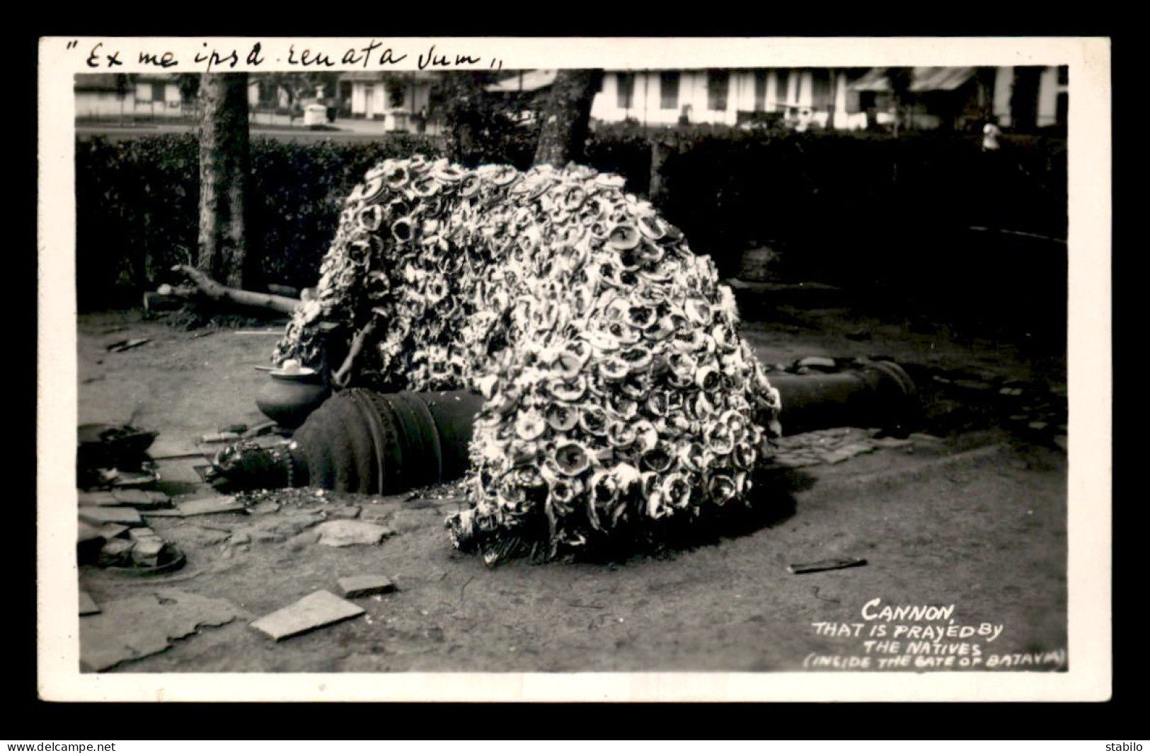 INDONESIE - BATAVIA - CANNON THAT IS PRAYED BY THE NATIVES - Indonesia