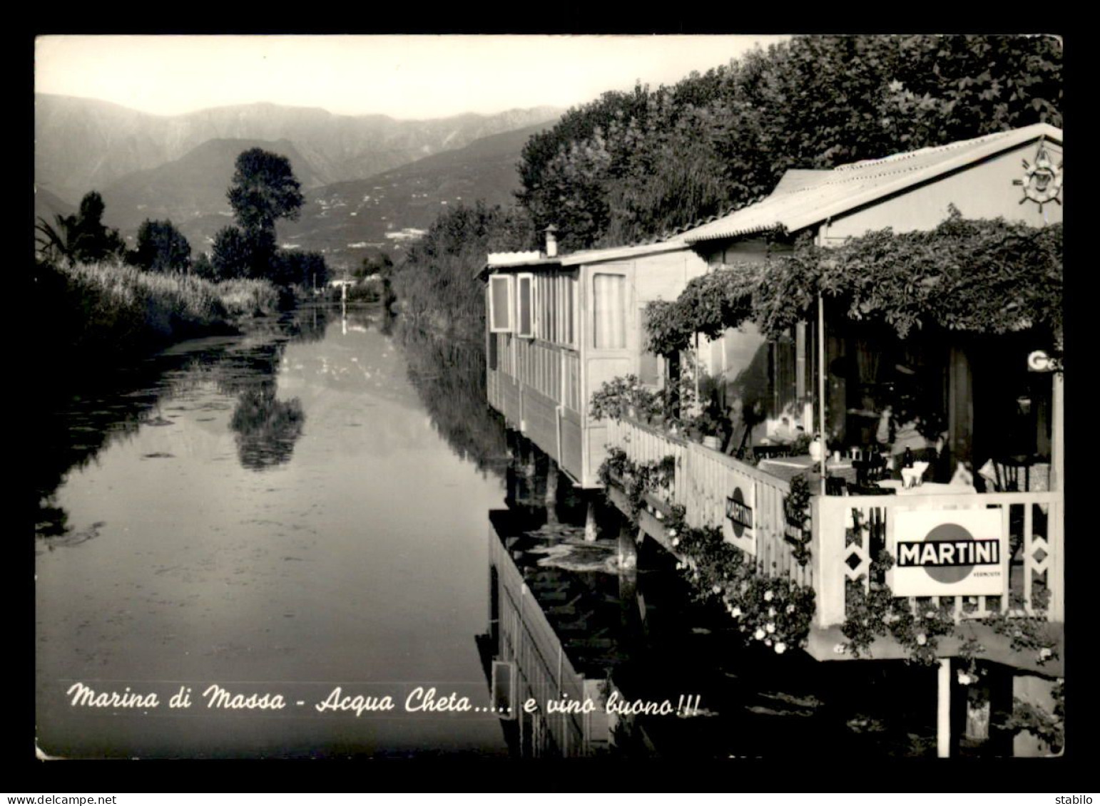 ITALIE - MARINA DI MASSA - ACQUA CHETA ET VINO BUONO - Massa