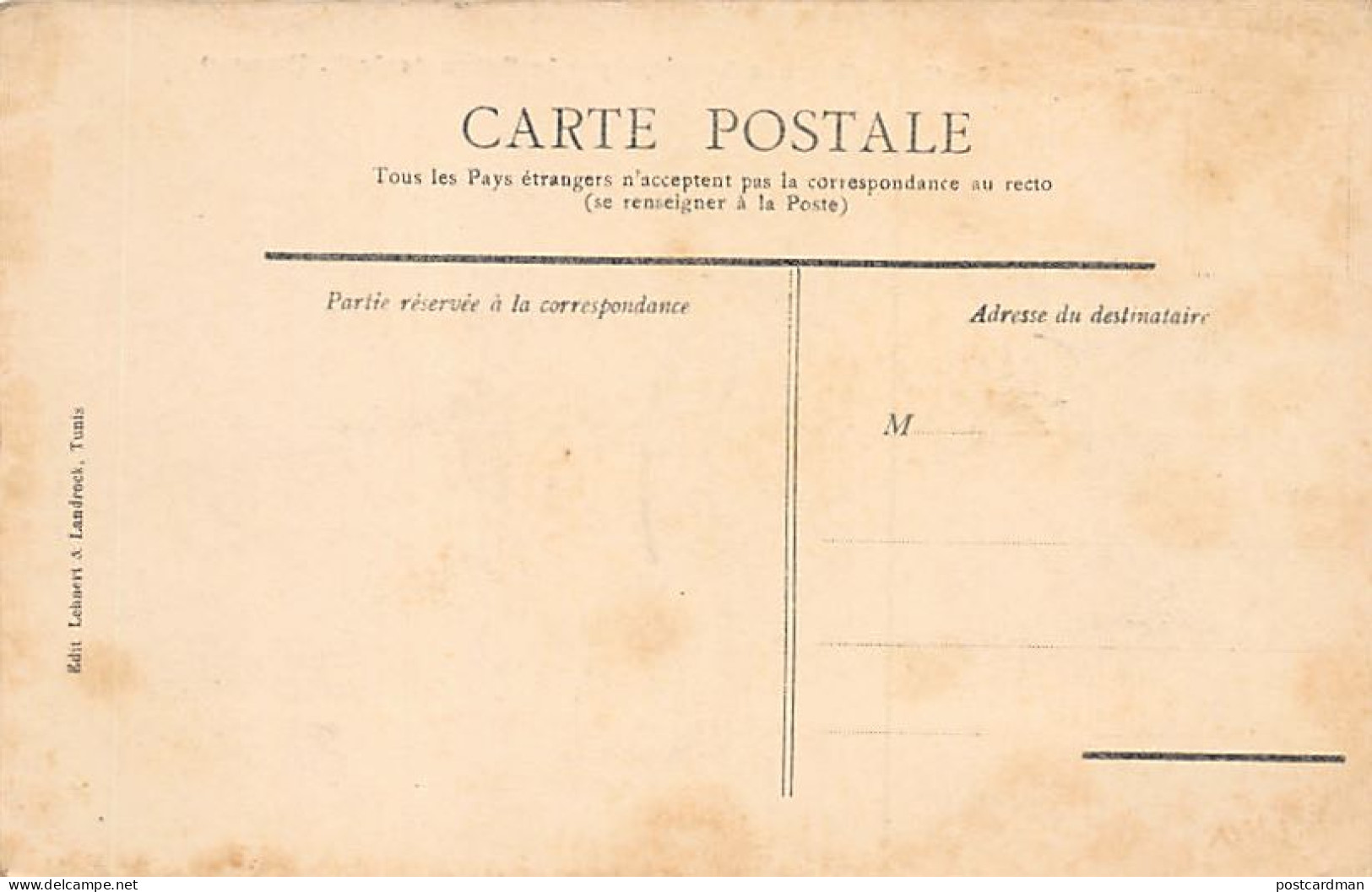 JUDAICA - Tunisie - TOZEUR - La Gare - Briques Fournies Par La Briqueterie T. Disegni - Ed. Lehnert & Landrock 500 - Fêtes, événements